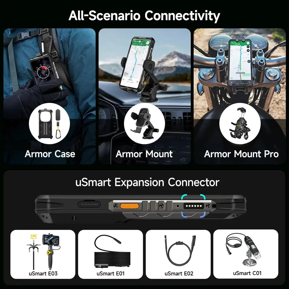 Ulefone Armor 28 Pro 5G AI Rugged Phone 512GB ROM Smartphone 120W MTK Dimensity 7300  10600mAh 6.67”AMOLED 64MP Mobile phone Tarot Yeah