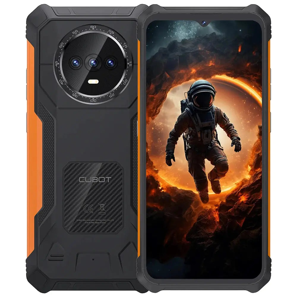 Cubot KingKong ES Ultra-thin Rugged Android Smartphone, 16GB RAM(6GB+10GB), 128GB ROM, 6.56" 90Hz Screen, 48MP Camera, 4G Phone Tarot Yeah