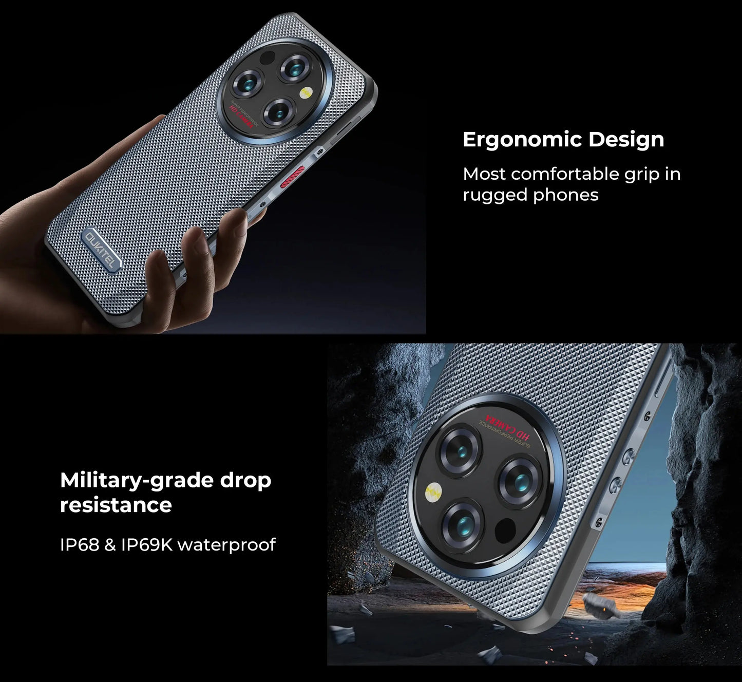Oukitel WP35 PRO 5G Rugged Smartphone 11000mAh MediaTek Dimensity 6300 36GB Tarot Yeah