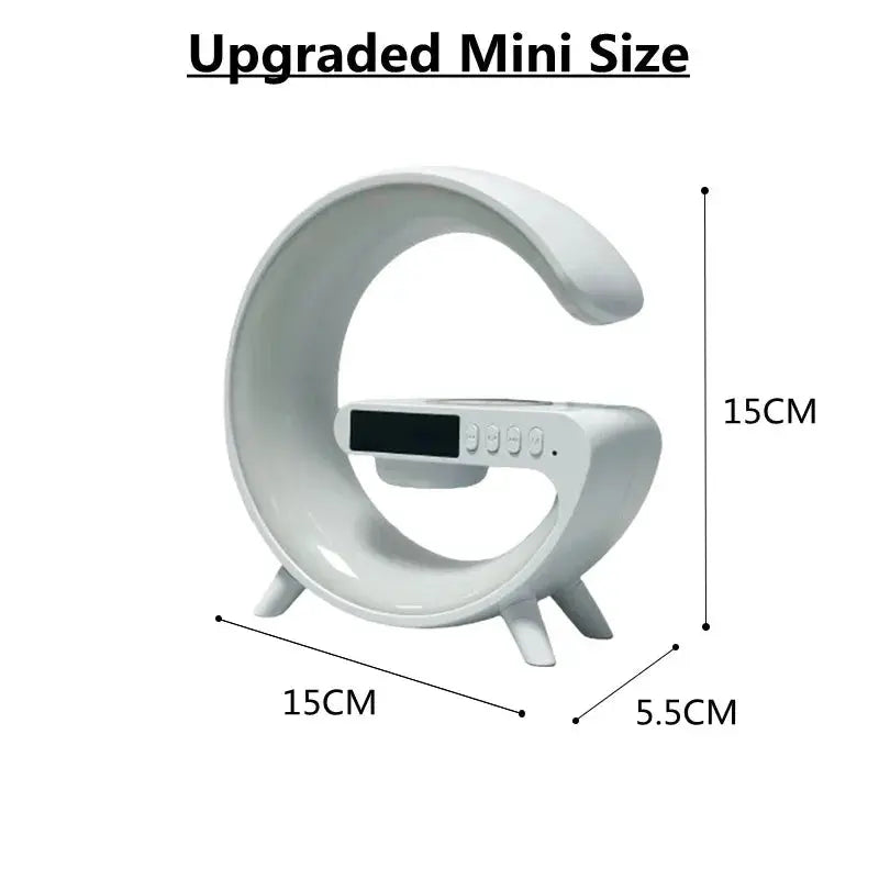 Multifunction Wireless Charger Pad Stand Speaker TF RGB Night Light 15W Fast Charging Station for iPhone Samsung Xiaomi Huawei Tarot Yeah