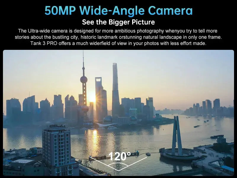 8849 Tank 3 Pro Unihertz Rugged Projector Smartphone 23800mAh 5G Android14 Outdoor Phone 512GB+36GB 120W Fast Charging Dual Sim Tarot Yeah