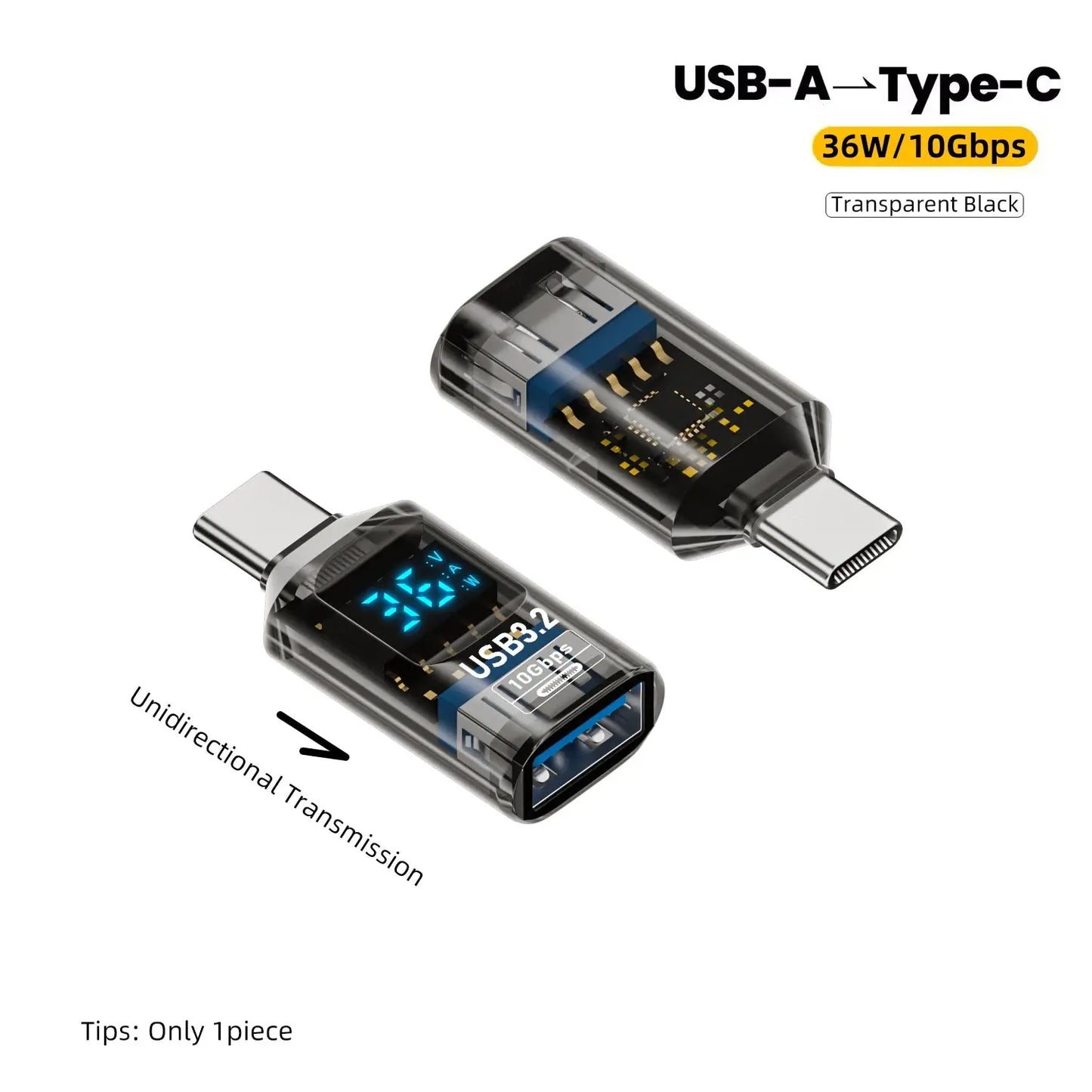 USB3.2 Digital Display Adapter 10Gbps USB Male to USB Female USB C Converter Fast Charging Data Adapter for iPhone16 15 Laptop Tarot Yeah