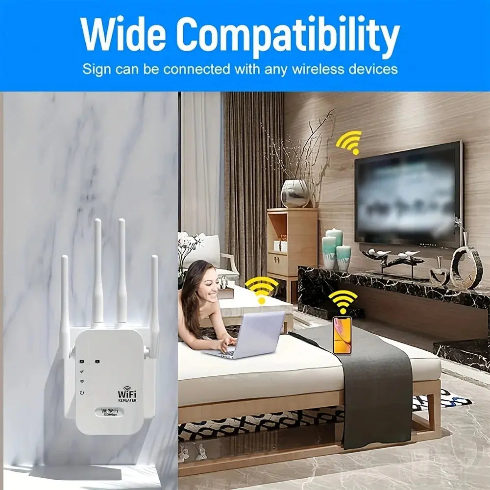 Magecam 1200Mbps Wireless WIFI Repeater 2.4G Router Wifi Range Extender Wi-Fi Signal Amplifier 802.11N Long Range Wireless WIFI Tarot Yeah