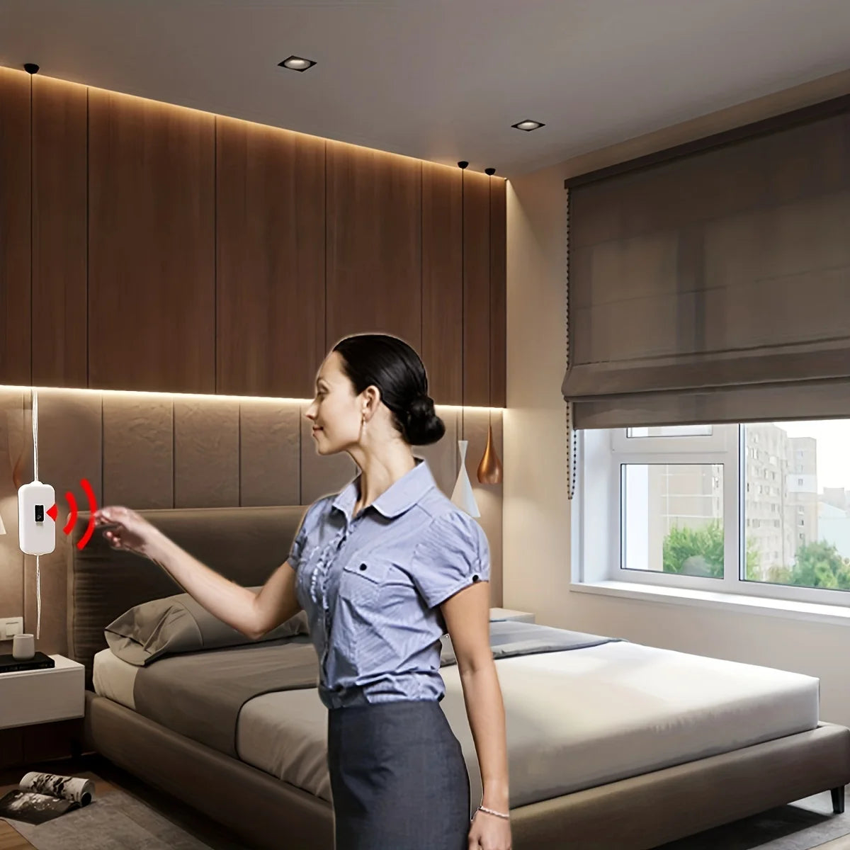 Hand Sweep LED Strip Lights 1M 2M 3M 5M LED Strip with Hand Sweep Motion Sensor Switch for Kitchen Stairs Wardrobe