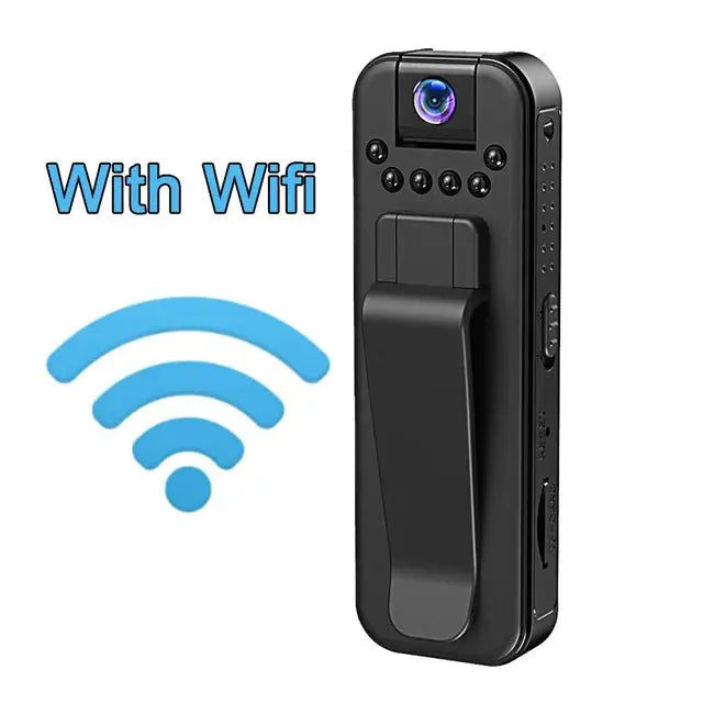 HD 1080P WiFi Mini Portable Camera Digital Video Recorder Police Bodycam Infrared Night Vision Miniature Camcorder Smart Home.