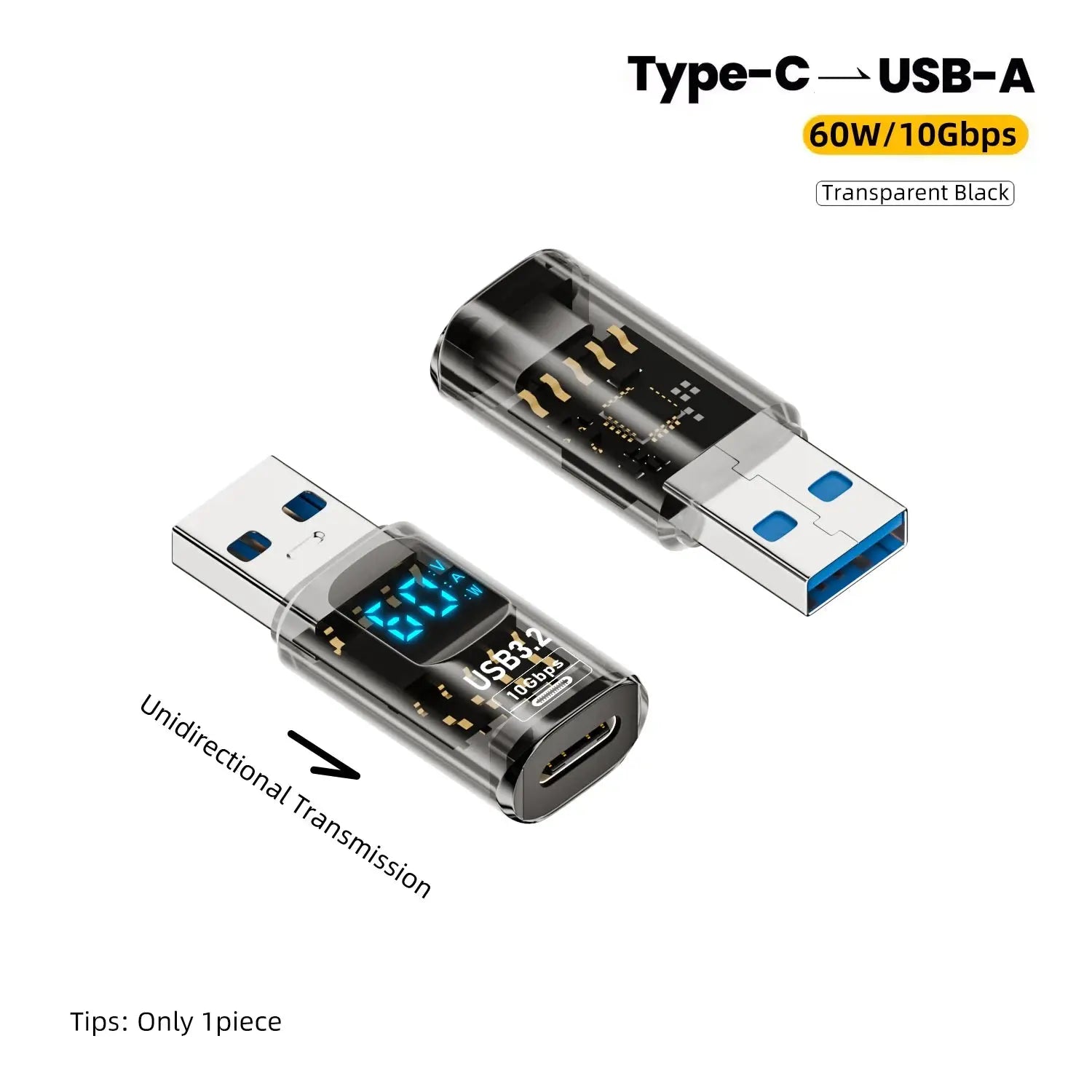 USB3.2 Digital Display Adapter 10Gbps USB Male to USB Female USB C Converter Fast Charging Data Adapter for iPhone16 15 Laptop Tarot Yeah