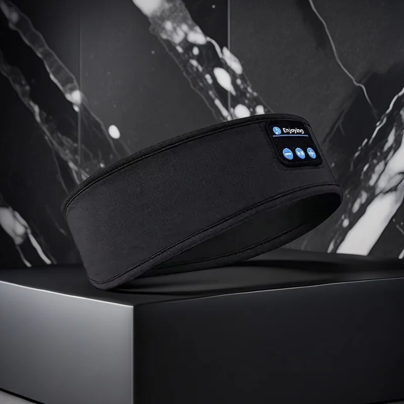 Wireless Bluetooth Sleeping Headband Fone Earphones Sports Sweatband Sleeping Band Headset Music Soft Elastic Eye Mask Headphone