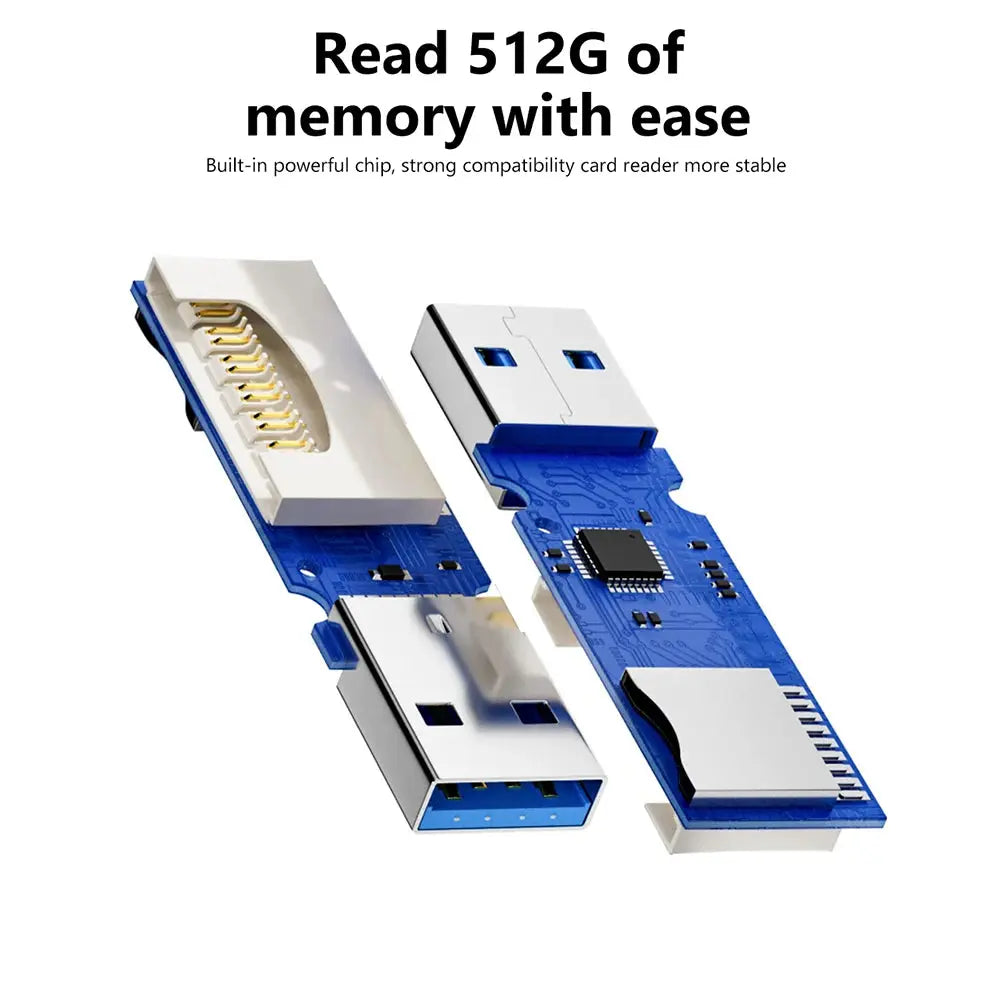 2 in 1 USB 3.0 Card Reader Micro sd card Reader usb adapter High Speed Cardreader TF Memory card For PC Laptop Accessories Tarot Yeah