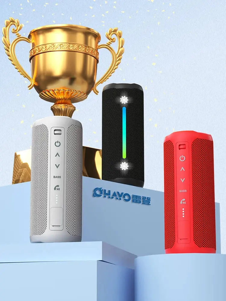 Ohayo Portable Waterproof Bluetooth Speaker 35W Drivers with Powerful 360-Degree Sound and Thundering Bass,TWS,IPX7 Waterproof.
