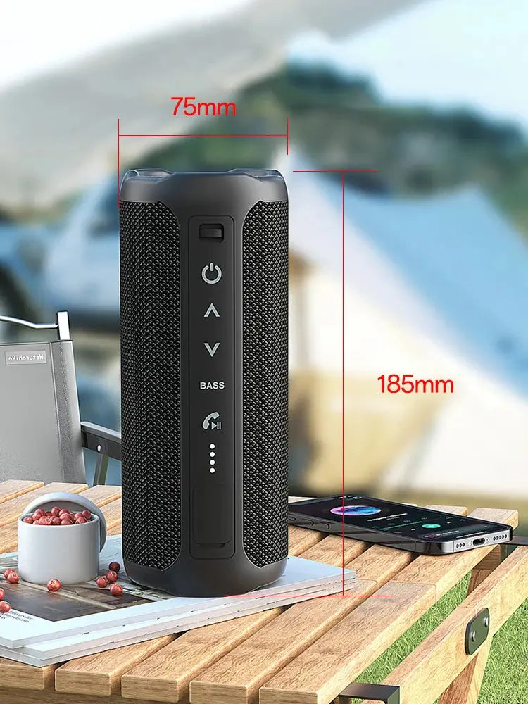 Ohayo Portable Waterproof Bluetooth Speaker 35W Drivers with Powerful 360-Degree Sound and Thundering Bass,TWS,IPX7 Waterproof.