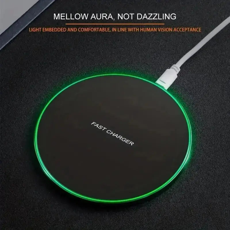 30W Wireless Charger For iPhone 15 14 13 12 X Pro Max Induction Fast Charging Pad Dock Station For Samsung S23 S22 Xiaomi Huawei Tarot Yeah