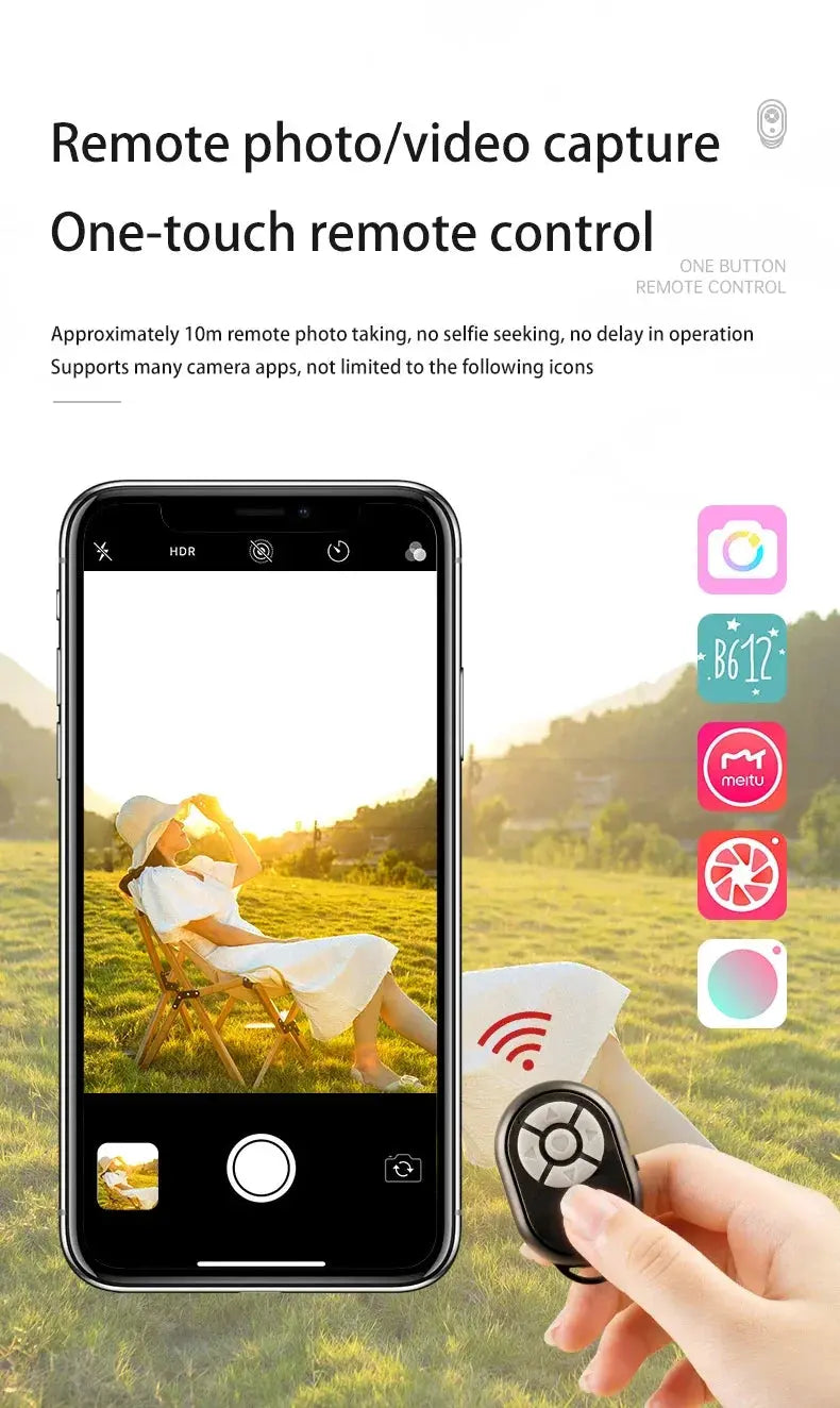 Bluetooth Remote for iPhone Xiaomi IOS Android Phone Universal Remote Control Selfie Stick Bluetooth Camera Controller Tarot Yeah