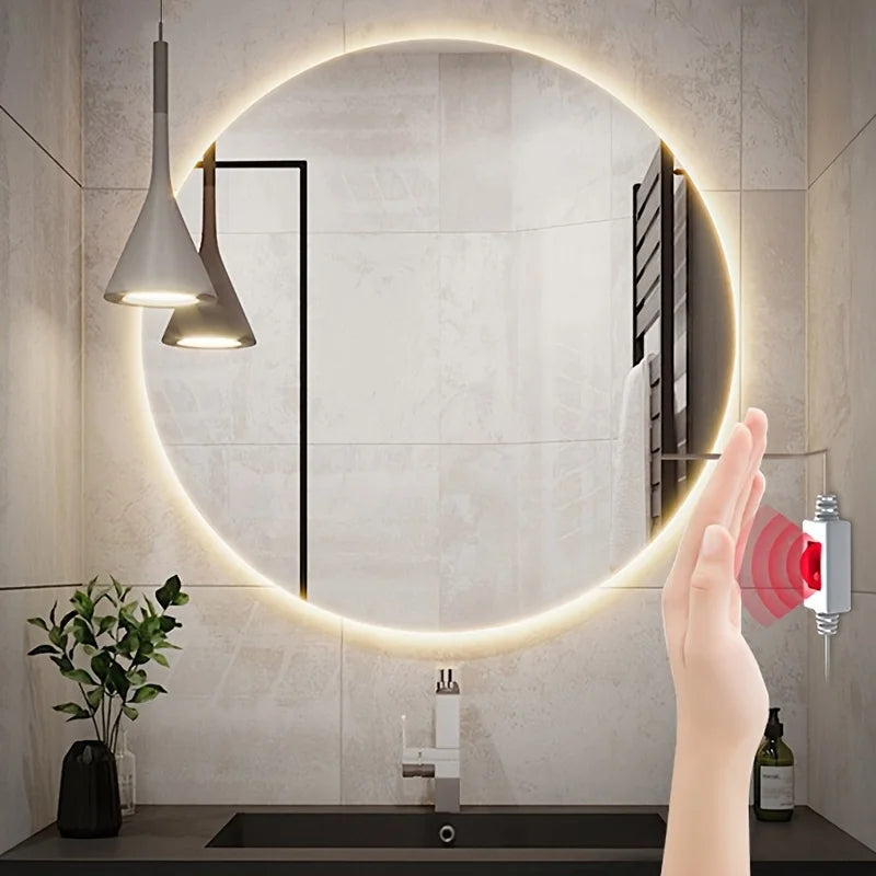 Hand Sweep LED Strip Lights 1M 2M 3M 5M LED Strip with Hand Sweep Motion Sensor Switch for Kitchen Stairs Wardrobe