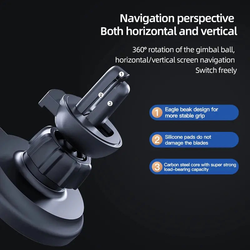 30W Magnetic Car Wireless Charger + Ring For iPhone 12 13 14 15 pro max mini Air Vent Car Phone Holder Stand Fast Car Charging Tarot Yeah