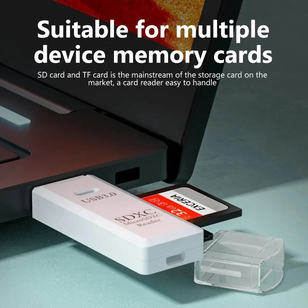 2 in 1 USB 3.0 Card Reader Micro sd card Reader usb adapter High Speed Cardreader TF Memory card For PC Laptop Accessories Tarot Yeah