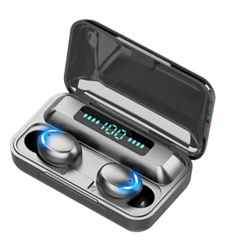 TWS F9-5 Earphone Bluetooth Earphones Wireless Headphones Hifi Stereo Sports Earbuds Headset Hearing Aids With Mic Handfree.