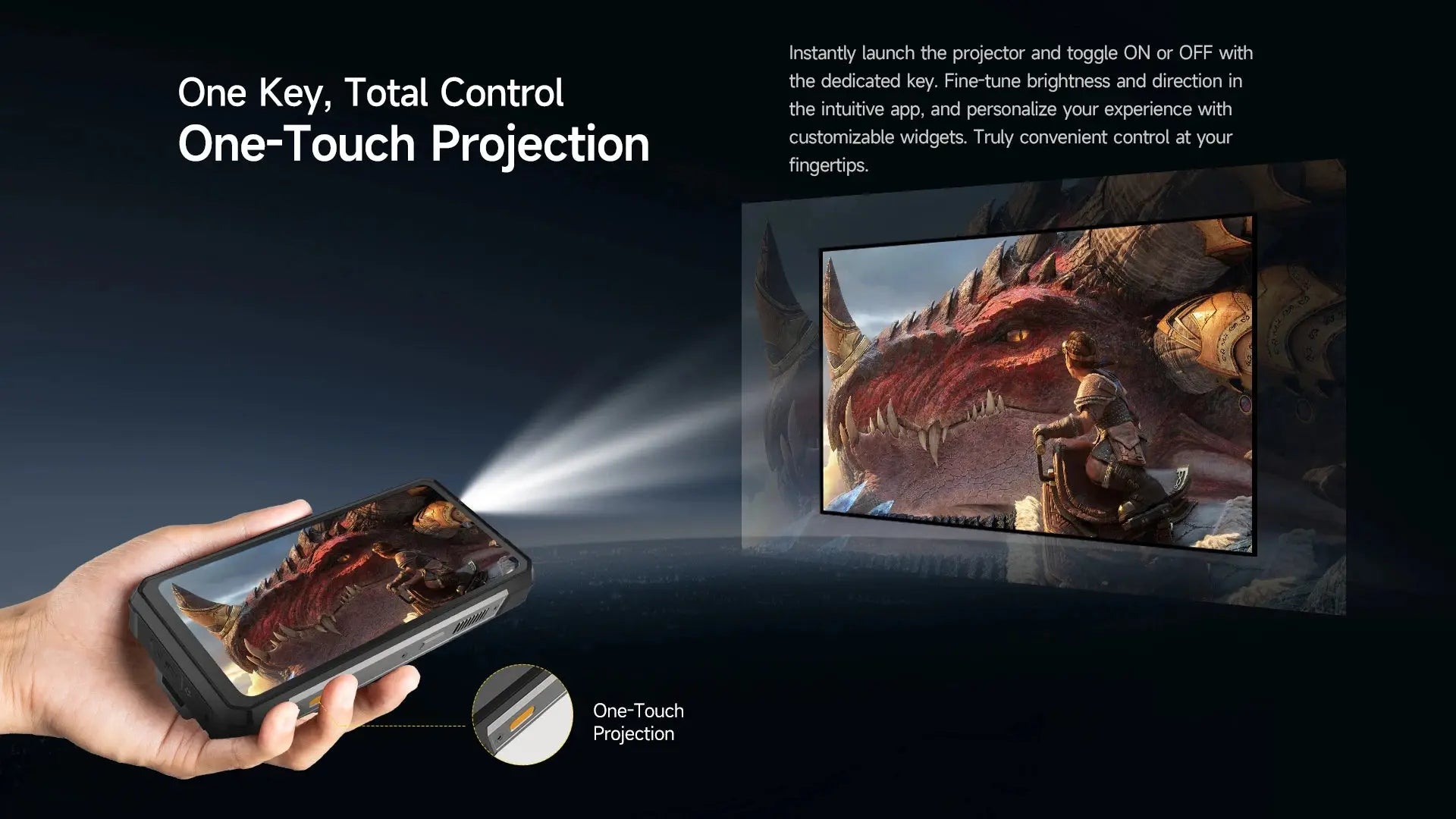 【NEW】Ulefone AI Smartphone Armor 34 Pro 5G 25500mAh  Built-in Projector 512GB ROM   120Hz 6.95" NFC Smartphone Mobile Phone Tarot Yeah