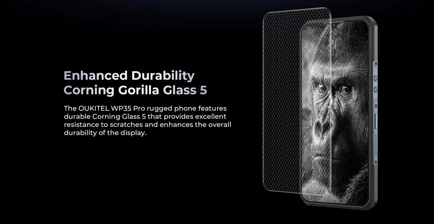 Oukitel WP35 PRO 5G Rugged Smartphone 11000mAh MediaTek Dimensity 6300 36GB Tarot Yeah