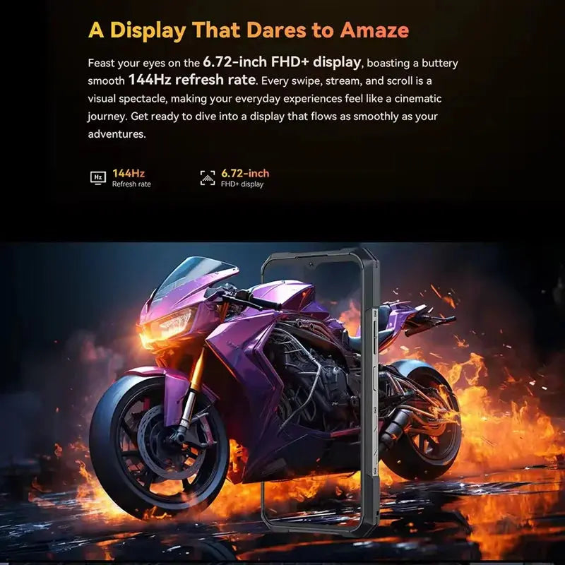 [World Premiere] CUBOT KINGKONG X PRO, Rugged Smartphone 5G, Dimensity 8200, 4nm, 3.1GHz, 144Hz 6.72" Screen, 10200mAh, 24+256GB Tarot Yeah