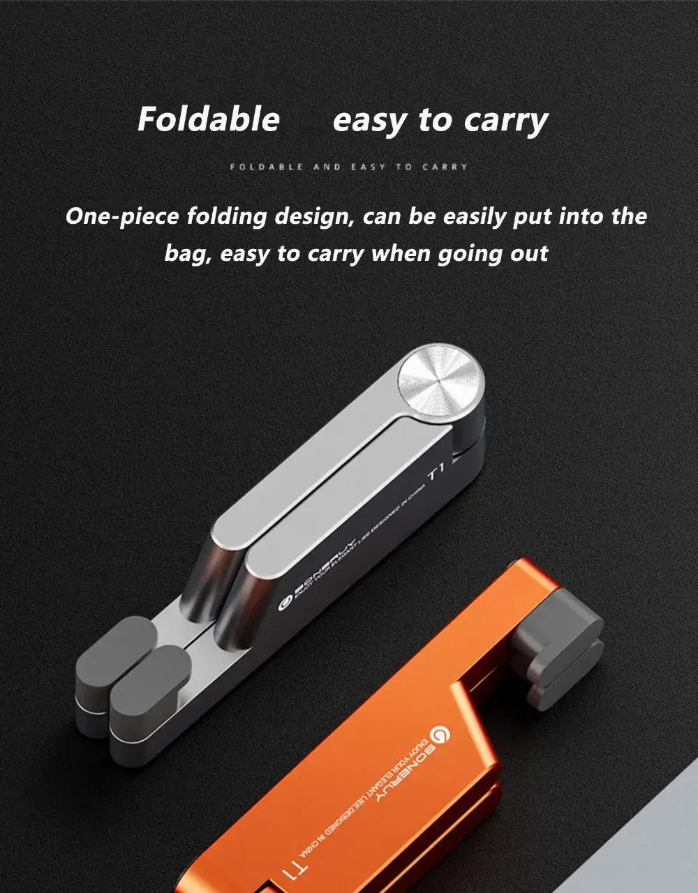 Portable V-shaped Foldable Phone Holder Desktop Lazy Metal Cell Tablet Stand For iPhone Samsung Xiaomi iPad Smartphone Bracket Tarot Yeah