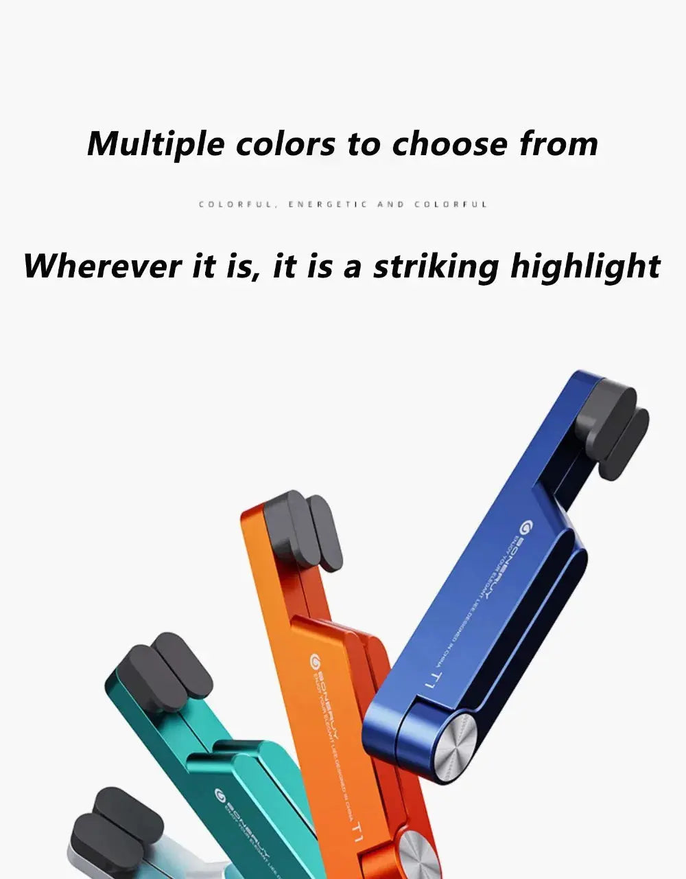 Portable V-shaped Foldable Phone Holder Desktop Lazy Metal Cell Tablet Stand For iPhone Samsung Xiaomi iPad Smartphone Bracket Tarot Yeah
