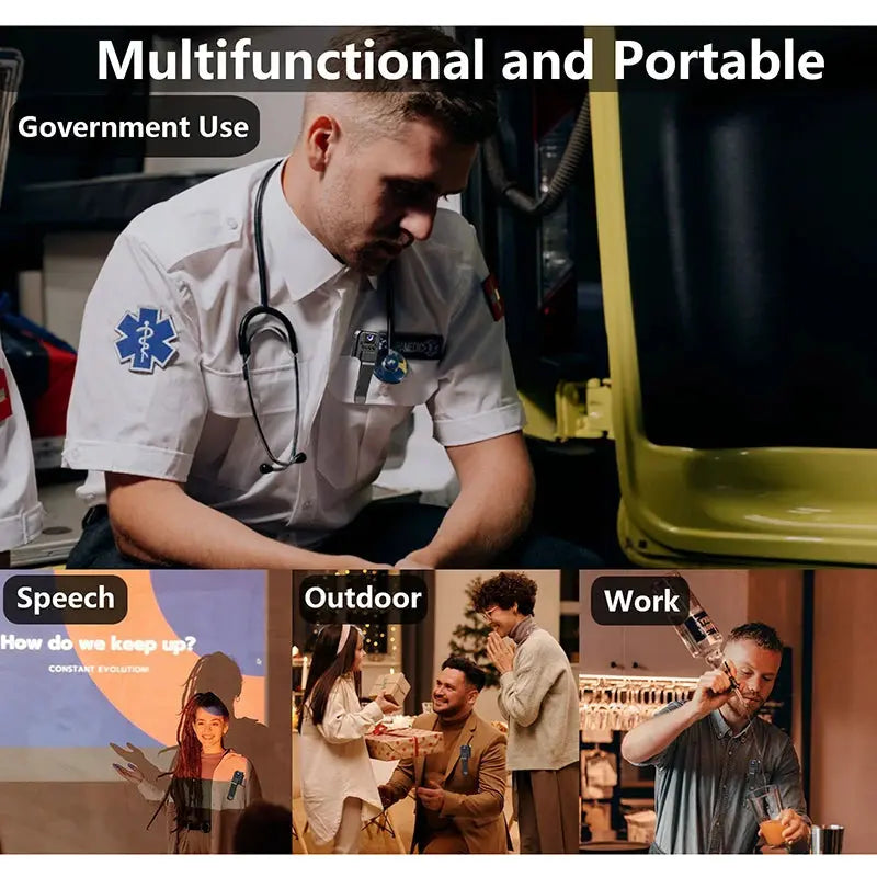 HD 1080P WiFi Mini Portable Camera Digital Video Recorder Police Bodycam Infrared Night Vision Miniature Camcorder Smart Home.