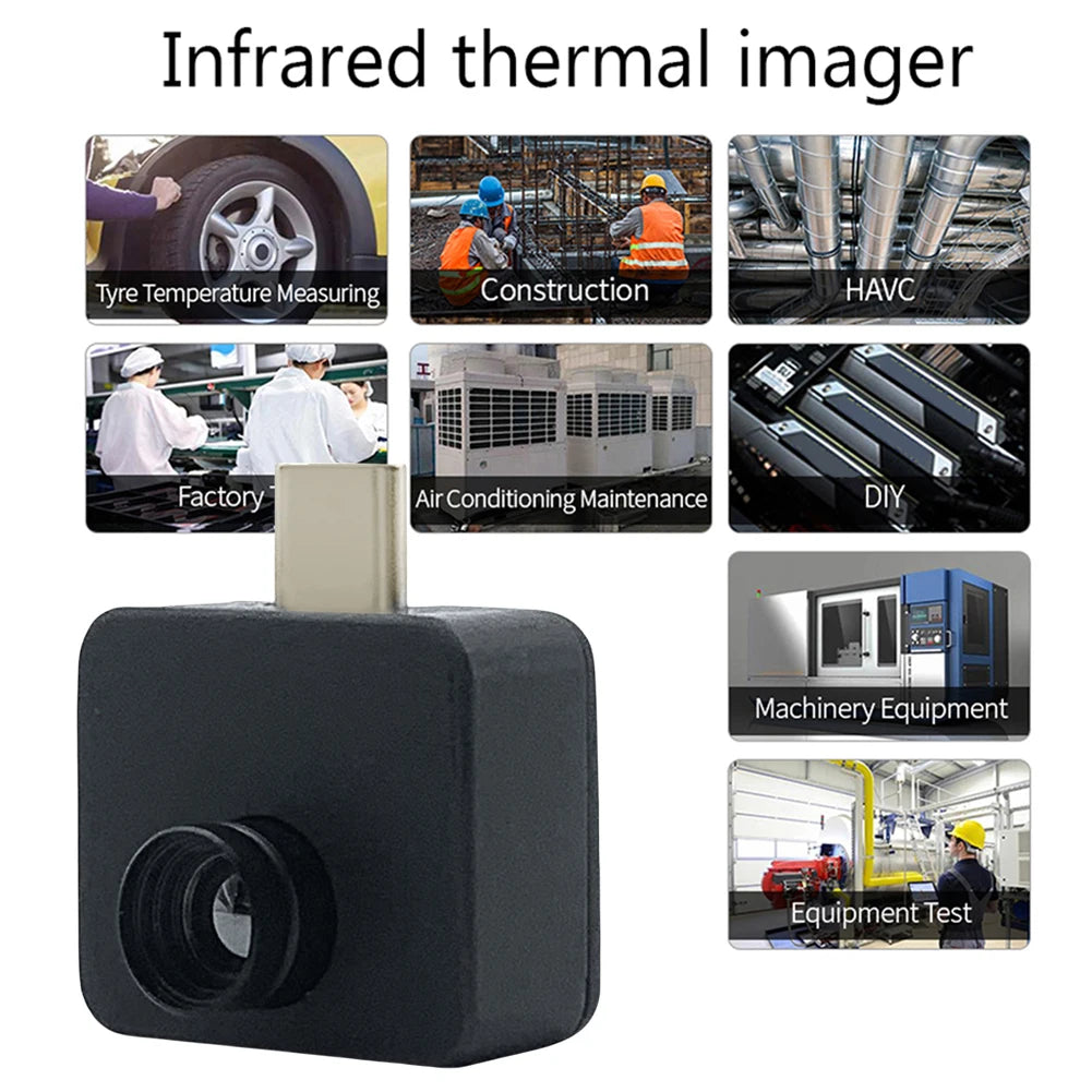 Mobile Thermal Imager 32*32 Pixels -20~1000°C Thermal Camera Thermal Imaging Camera for Android Type C Mobile Phone