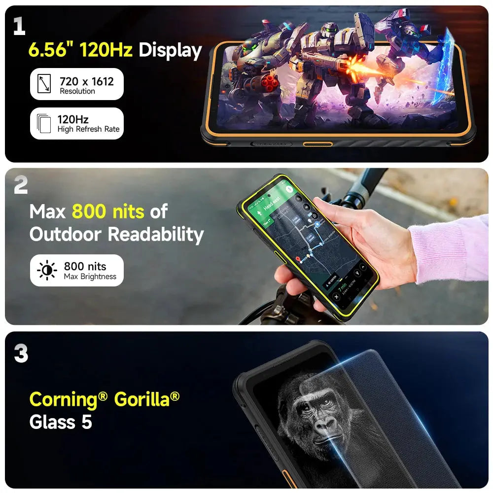 【World Premiere】Ulefone Armor X31 Pro 5G Rugged Phone Android 14 Smartphone 6.56”16GB + 256GB Night Camera 64MP 6050mAh NFC Tarot Yeah