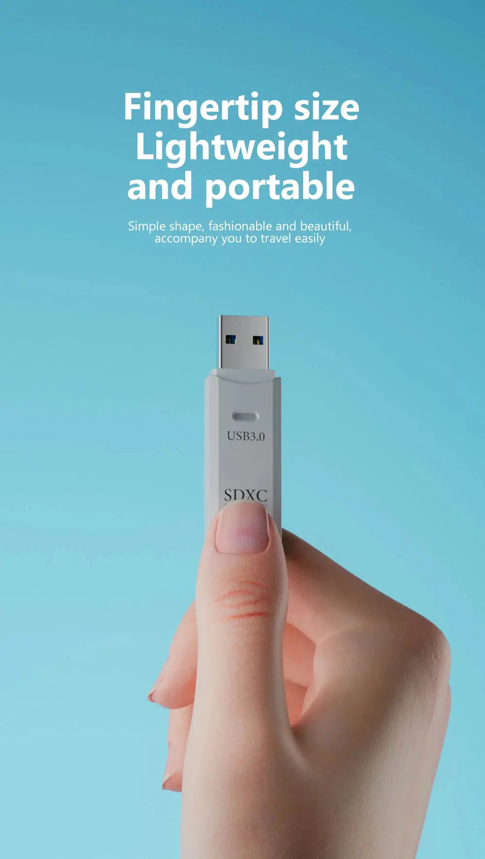 2 in 1 USB 3.0 Card Reader Micro sd card Reader usb adapter High Speed Cardreader TF Memory card For PC Laptop Accessories Tarot Yeah