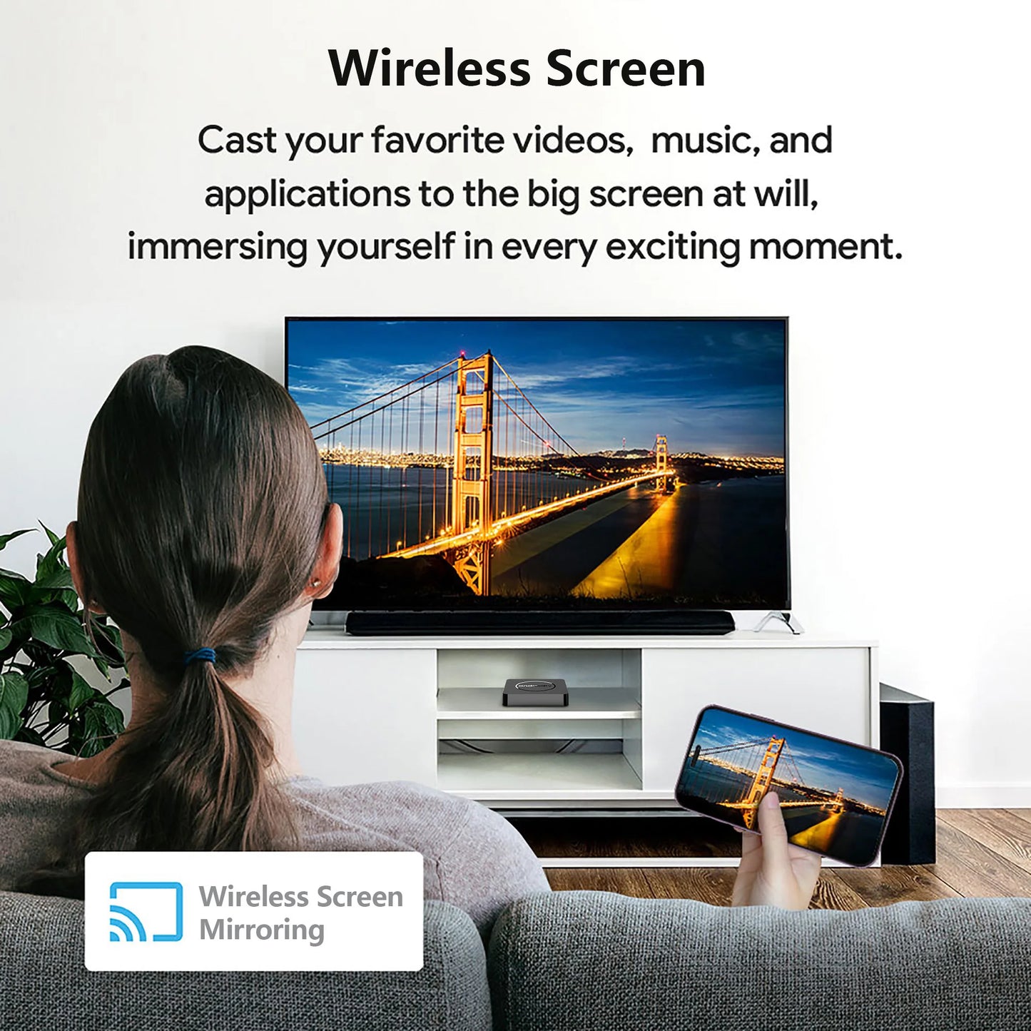 Q1 Smart TV Box Android13 Allwinner H313 Google Assistant 2GB16GB Dual 2.4G5.8GWifi Bluetooth 4K HDR10 Stream Media Player