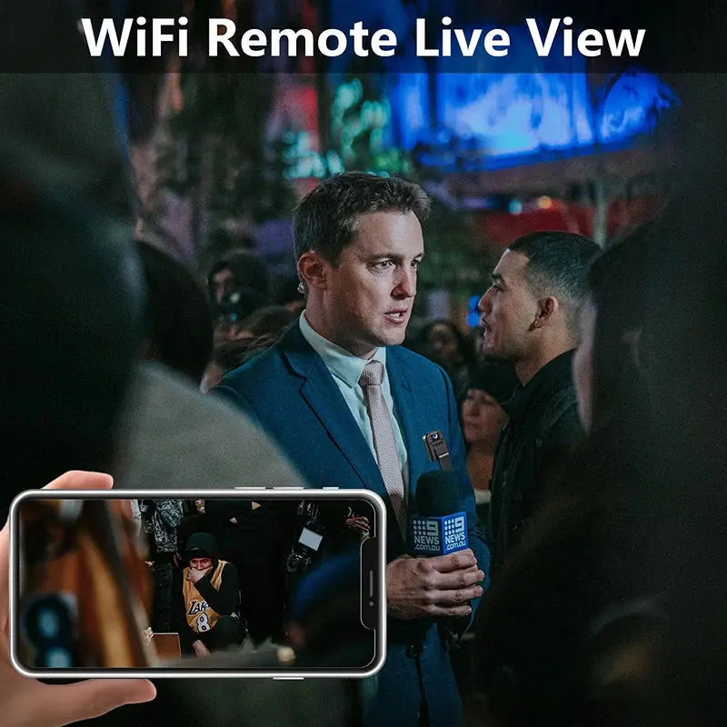 HD 1080P WiFi Mini Portable Camera Digital Video Recorder Police Bodycam Infrared Night Vision Miniature Camcorder Smart Home.