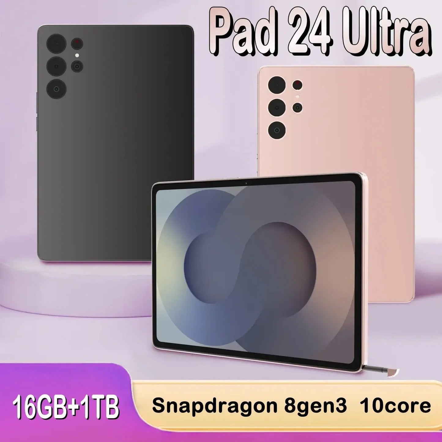 Original Pad 24 Ultra Tablet 13 inch 16GB+1TB Android 14 Snapdragon 8gen3 Global 8800mah 5G Dual SIM WIFI HD Full Screen.