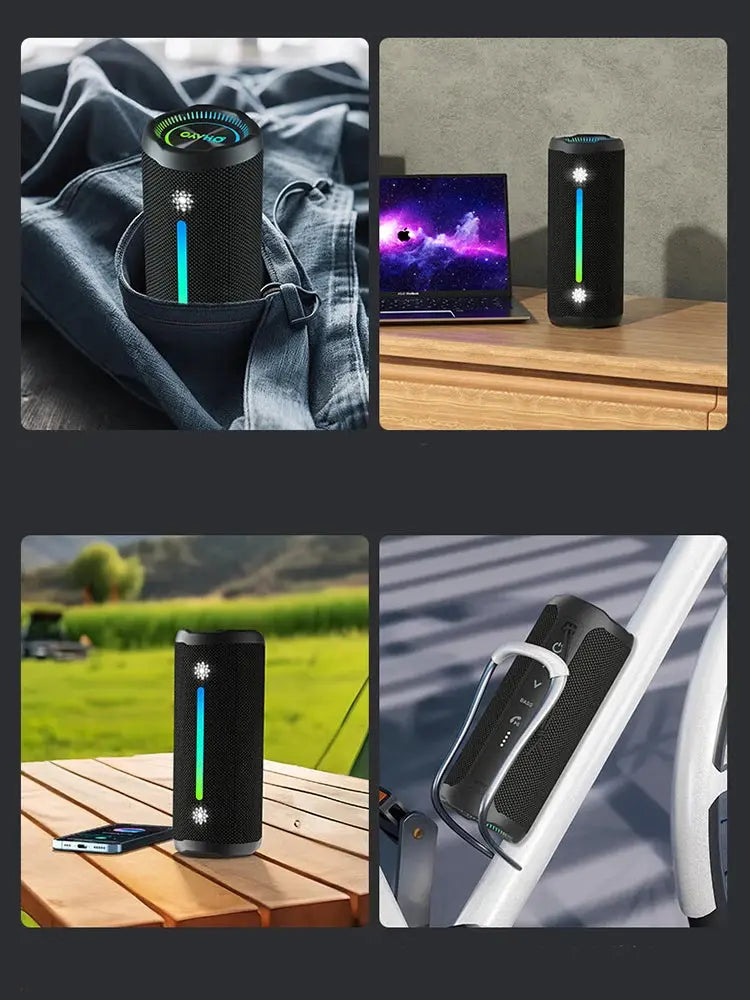Ohayo Portable Waterproof Bluetooth Speaker 35W Drivers with Powerful 360-Degree Sound and Thundering Bass,TWS,IPX7 Waterproof.