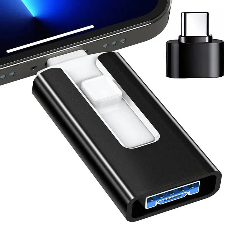 4 In1 OTG Micro USB 3.0  Flash Drive  Dual purpose Android TYPE-C Pen Drive Mobile Micro USB Memory Stick Drive Free For iPhone Tarot Yeah
