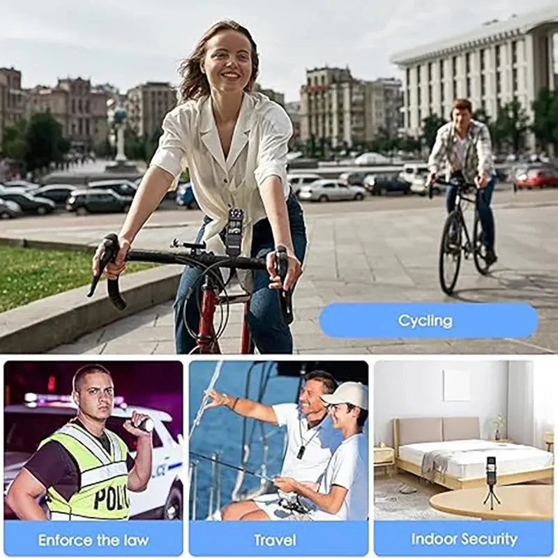 HD 1080P WiFi Mini Portable Camera Digital Video Recorder Police Bodycam Infrared Night Vision Miniature Camcorder Smart Home.