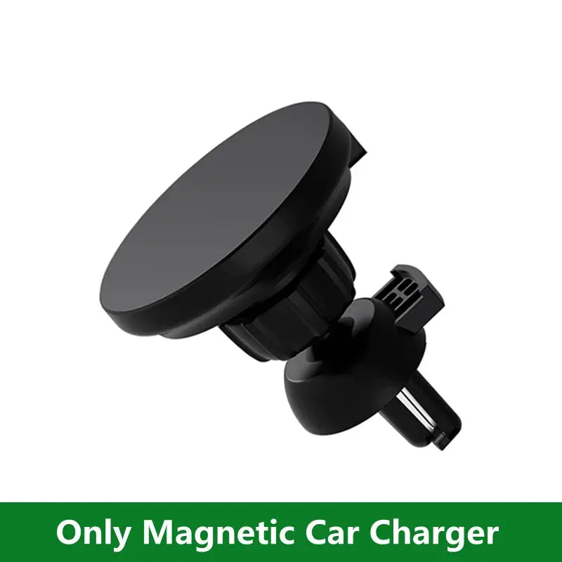 30W Magnetic Car Wireless Charger + Ring For iPhone 12 13 14 15 pro max mini Air Vent Car Phone Holder Stand Fast Car Charging Tarot Yeah
