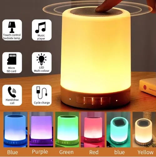 PHONEPACE Bluetooth Speaker Wireless Loudspeaker Crack LEDTF Card USB Subwoofer Portable MP3 Music Sound Column