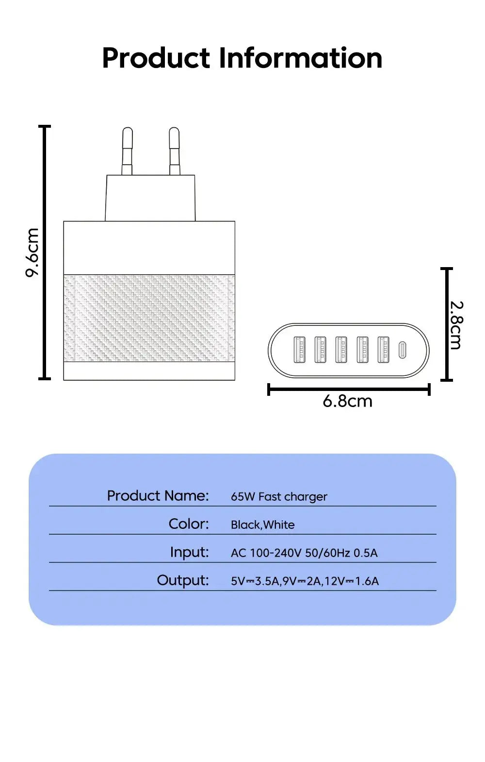 3.1A 5Ports USB Charger PD Charging Adapter For Xiaomi iPhone 13 Samsung Mobile Phone Plug Charging QC 3.0 Wall Charger Tarot Yeah
