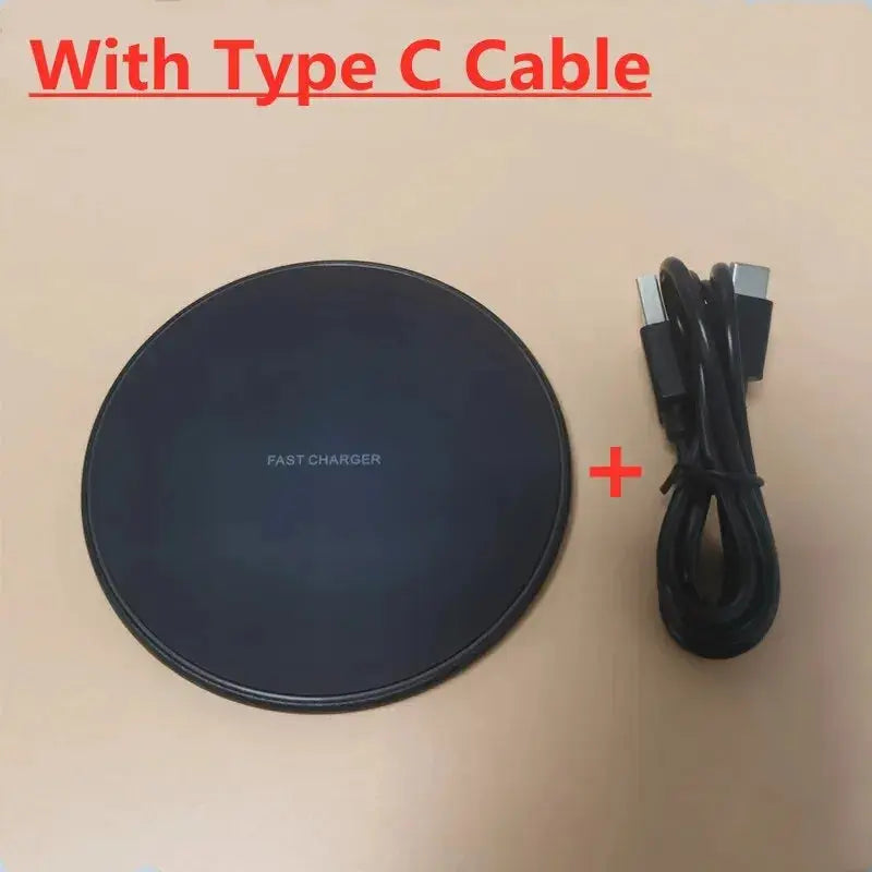 30W Wireless Charger For iPhone 15 14 13 12 X Pro Max Induction Fast Charging Pad Dock Station For Samsung S23 S22 Xiaomi Huawei Tarot Yeah