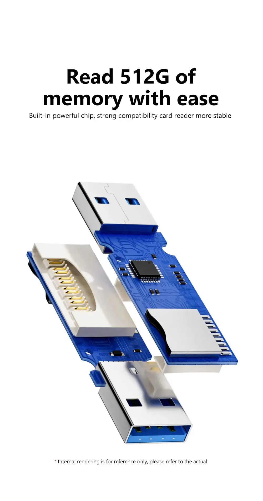 2 in 1 USB 3.0 Card Reader Micro sd card Reader usb adapter High Speed Cardreader TF Memory card For PC Laptop Accessories Tarot Yeah