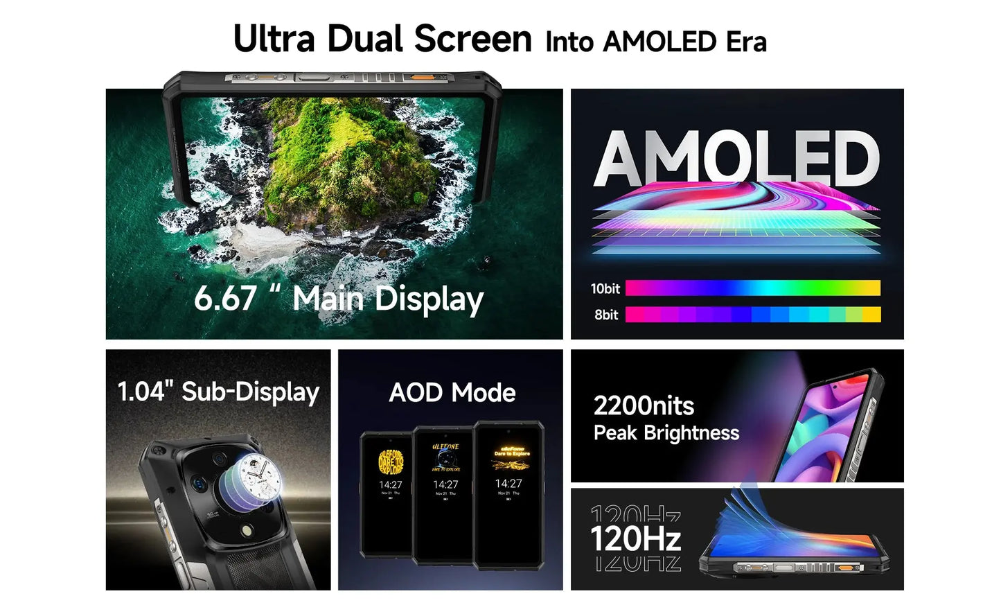 Ulefone Armor 28 Pro 5G AI Rugged Phone 512GB ROM Smartphone 120W MTK Dimensity 7300  10600mAh 6.67”AMOLED 64MP Mobile phone Tarot Yeah