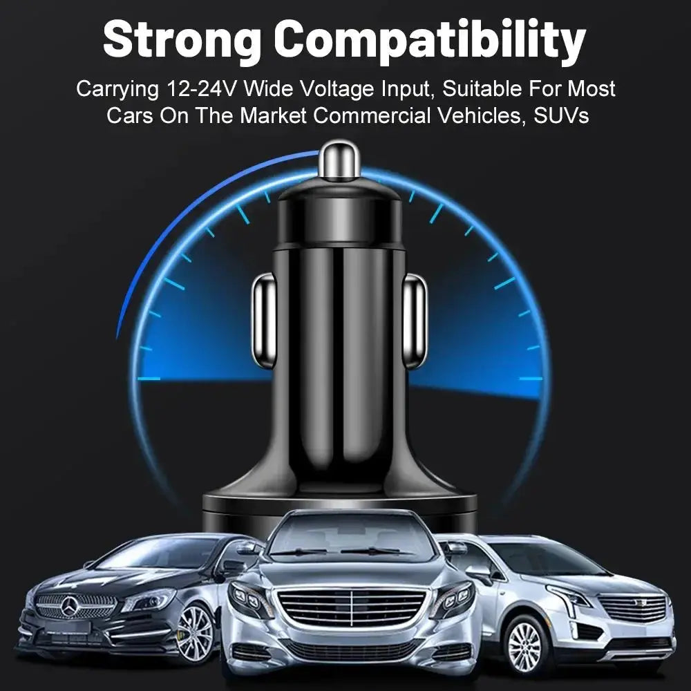 100W 6 Ports Car Charger Fast Charging PD QC3.0 USB C Car Phone Charger Type C Adapter in Car For iPhone Samsung Huawei Xiaomi Tarot Yeah