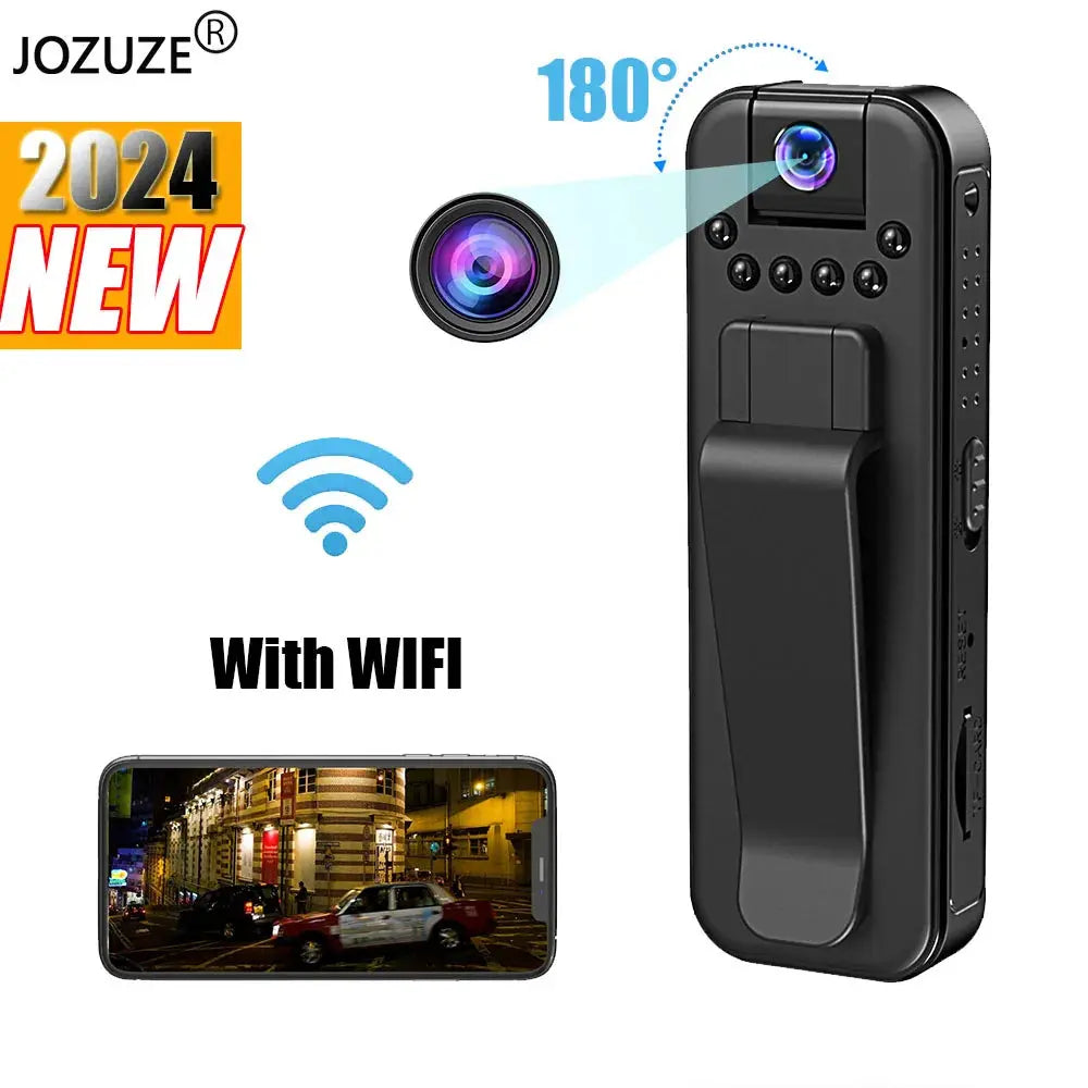 HD 1080P WiFi Mini Portable Camera Digital Video Recorder Police Bodycam Infrared Night Vision Miniature Camcorder Smart Home.