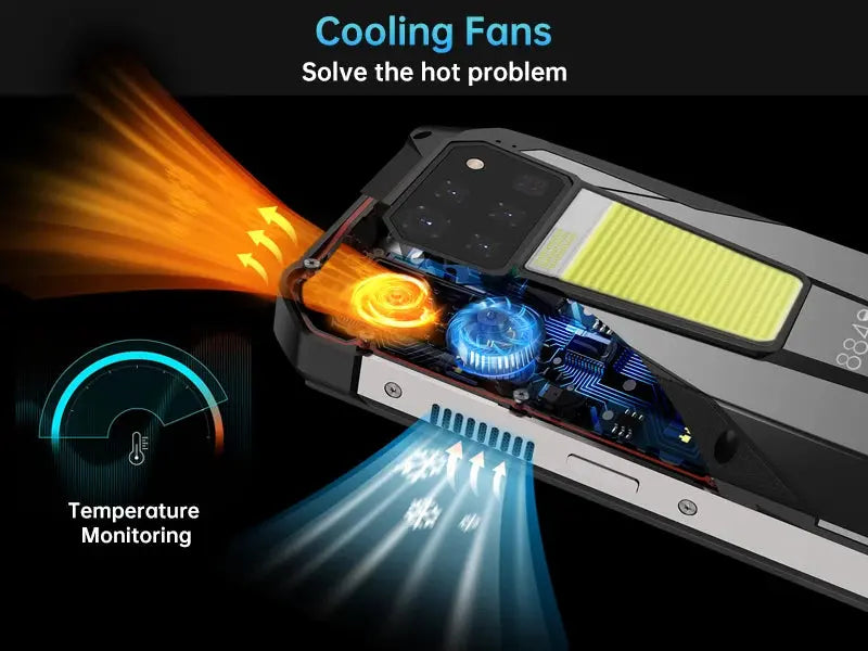 8849 Tank 3 Pro Unihertz Rugged Projector Smartphone 23800mAh 5G Android14 Outdoor Phone 512GB+36GB 120W Fast Charging Dual Sim Tarot Yeah
