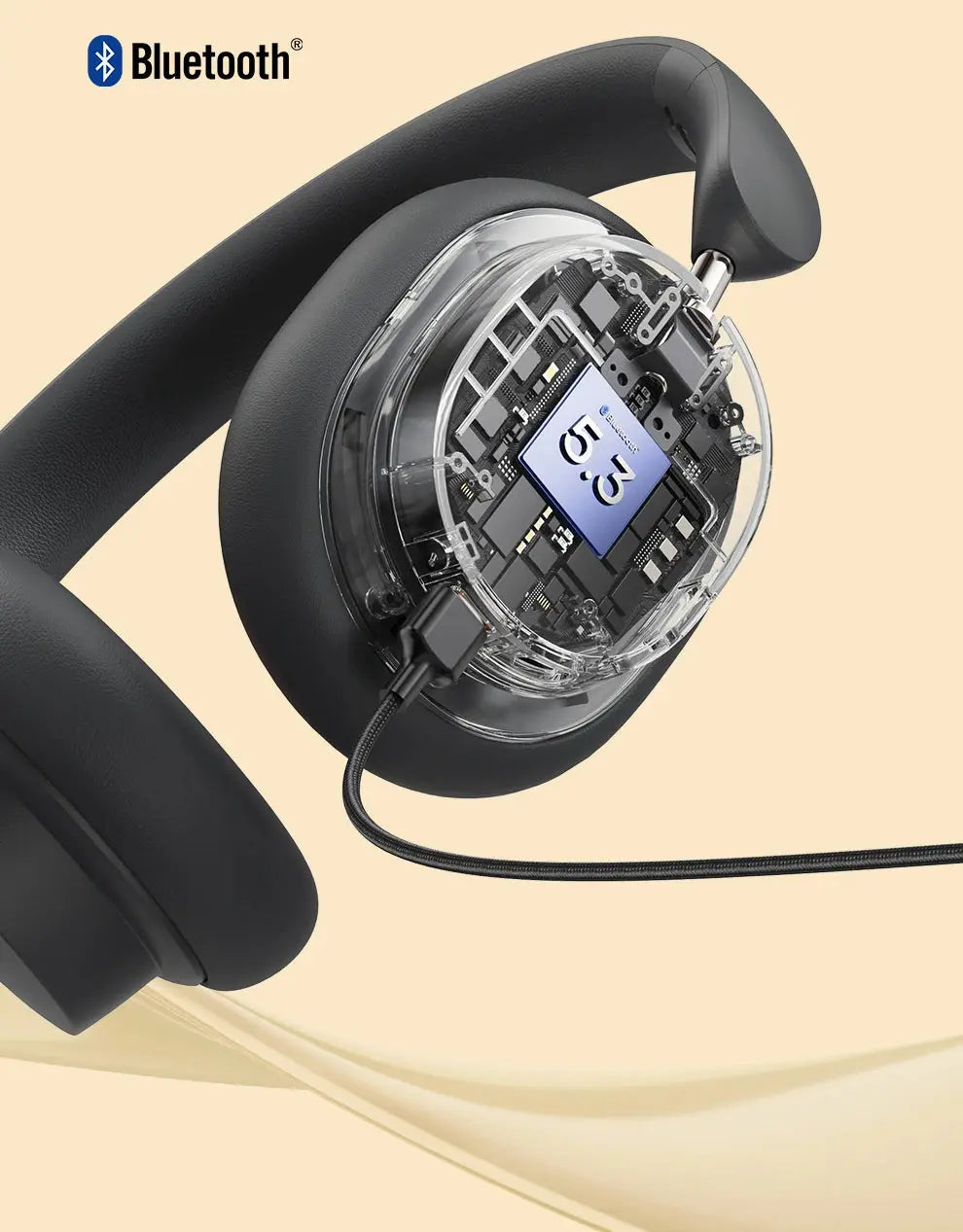 Baseus Bowie D05 Wireless Headphone 3D Spatial Audio Earphone Bluetooth 5.3 Headset 40mm Driver Foldable Over Ear Headphone 70H.