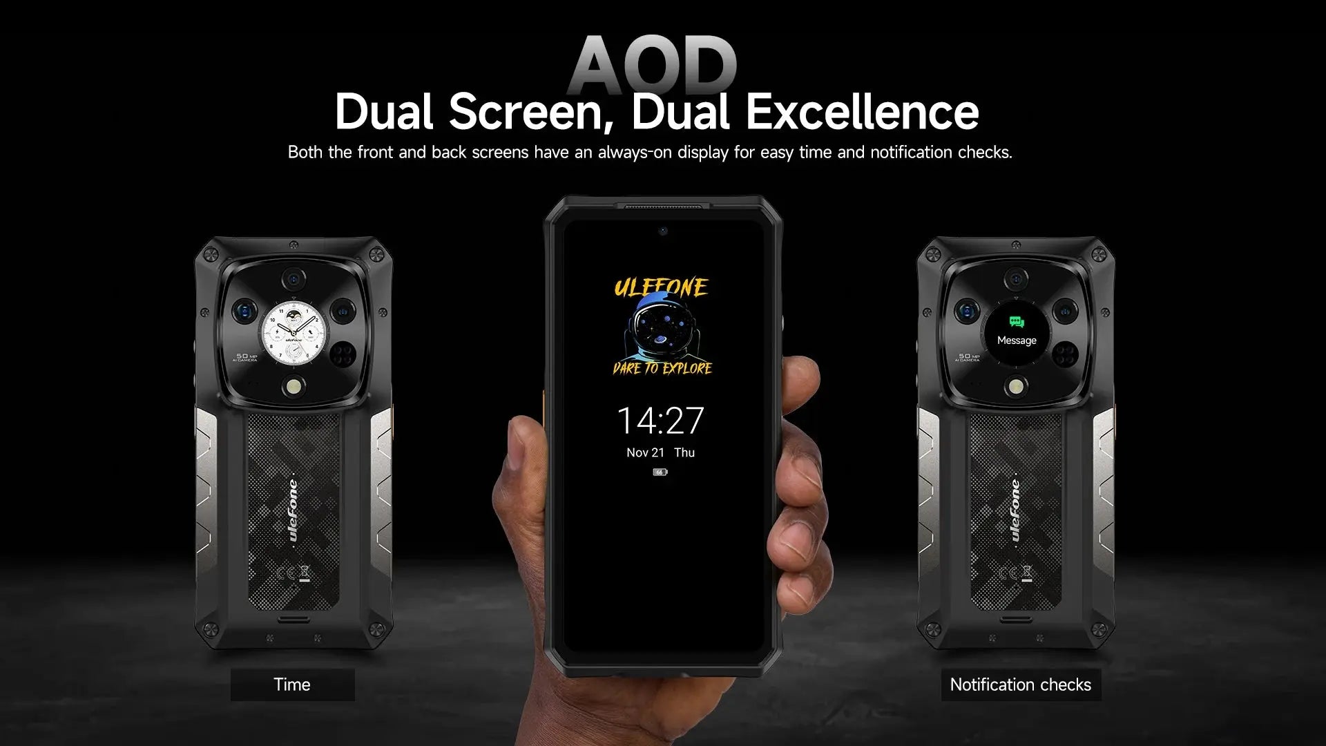 Ulefone Armor 28 Pro 5G AI Rugged Phone 512GB ROM Smartphone 120W MTK Dimensity 7300  10600mAh 6.67”AMOLED 64MP Mobile phone Tarot Yeah