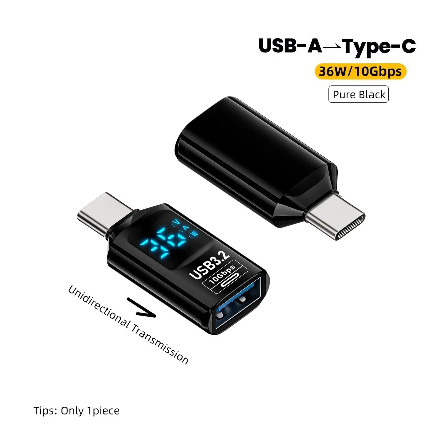 USB3.2 Digital Display Adapter 10Gbps USB Male to USB Female USB C Converter Fast Charging Data Adapter for iPhone16 15 Laptop Tarot Yeah