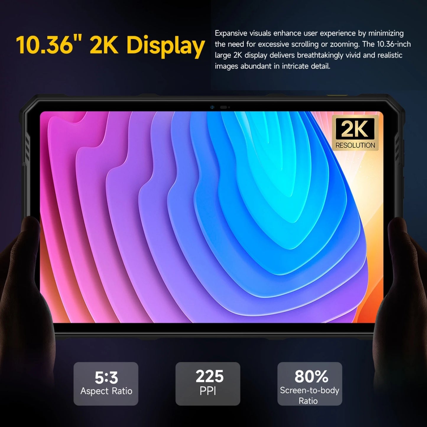 Ulefone Armor Pad 3 Pro Rugged Tablet PC 33280mAh MediaTek MT8788 16GB RAM(8+8) 256GB ROM 50MP 10.36"2K Android 4G NFC Tablet