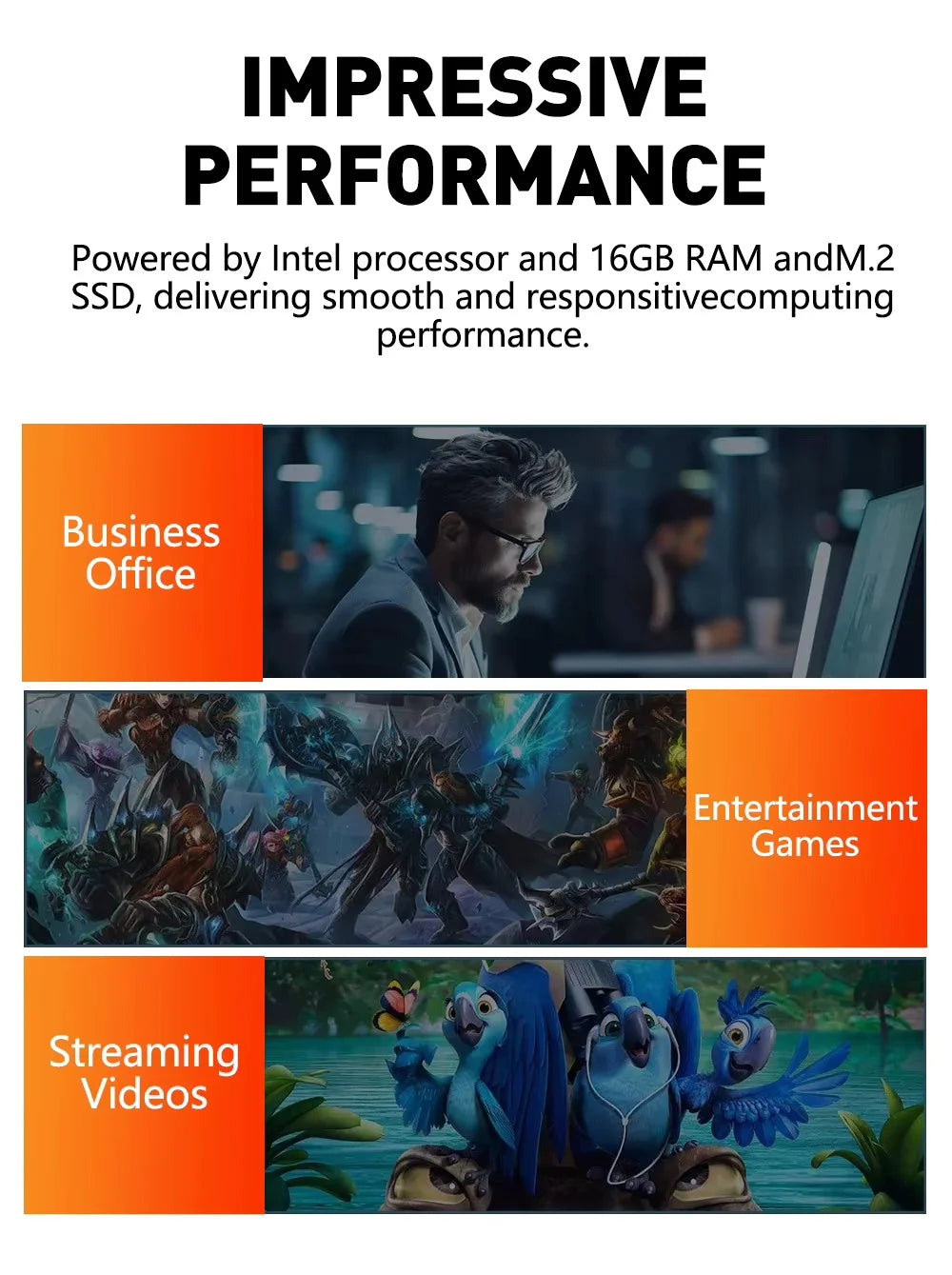 Mini PC Intel Core i9 Processor UHD Graphics Small Pocket Computer Windows 11 Mini PC WiFi6 1TB NVMe SSD Desktop Gaming Computer