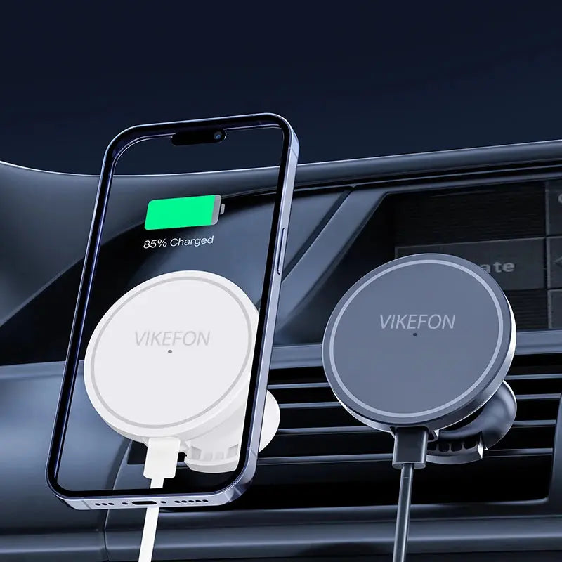 30W Magnetic Car Wireless Charger + Ring For iPhone 12 13 14 15 pro max mini Air Vent Car Phone Holder Stand Fast Car Charging Tarot Yeah